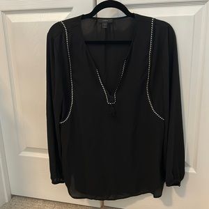 Black J Crew blouse
